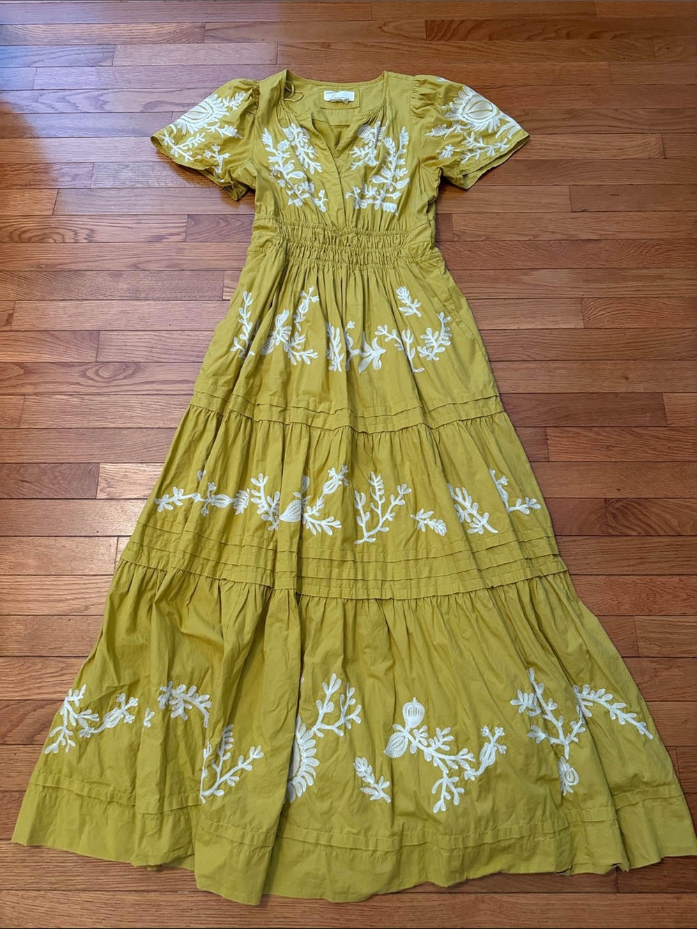 Anthropologie Yellow Somerset Printed Maxi
Dress - Picture 3 of 8